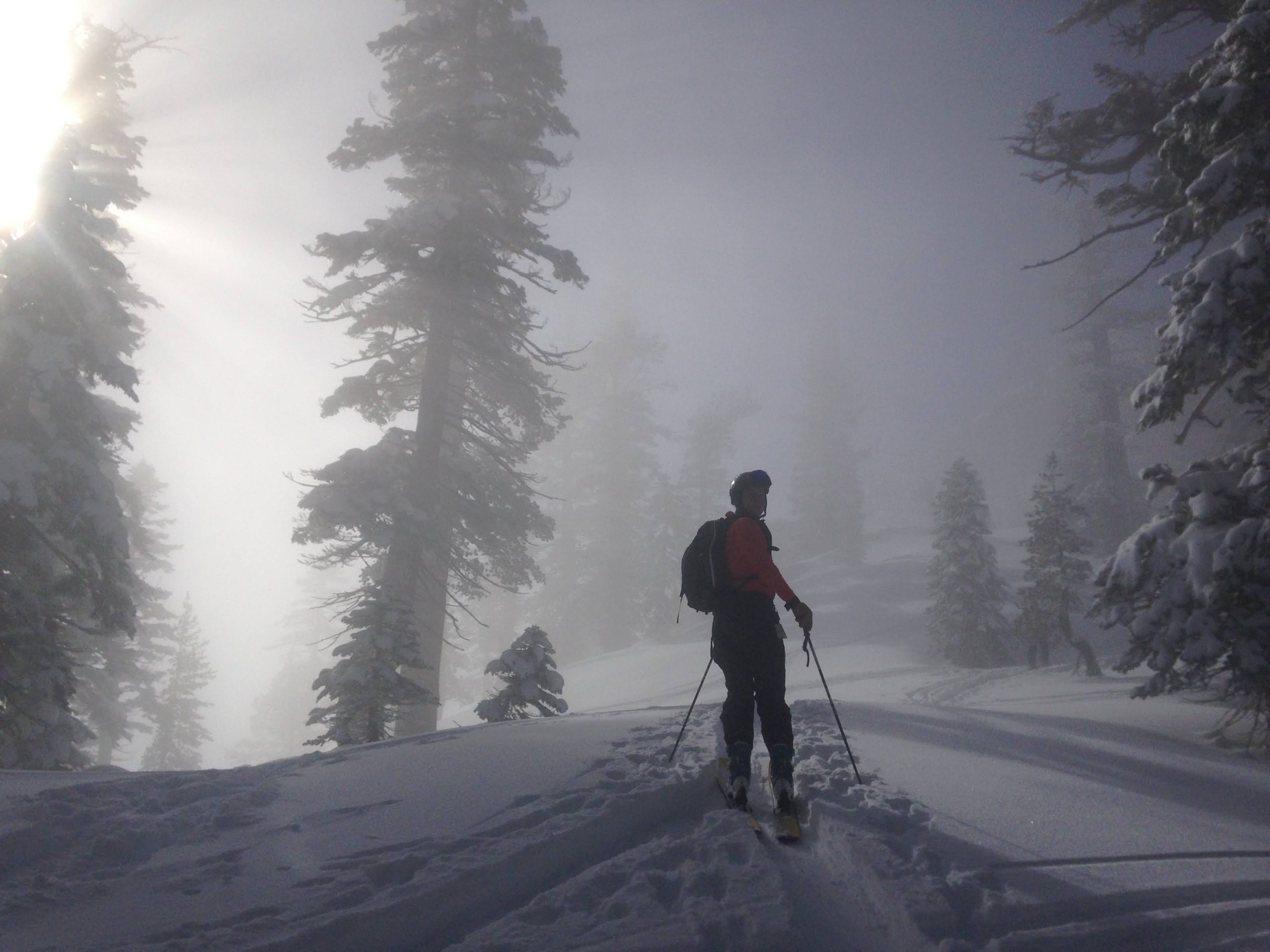 Skiing with Tom in Lake Tahoe