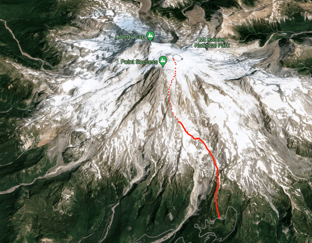 map of rainier