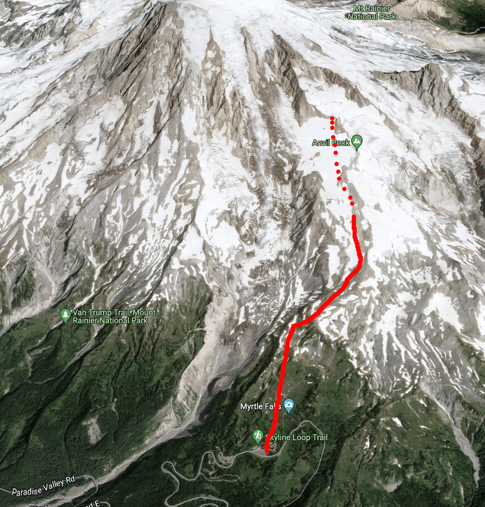 map of rainier